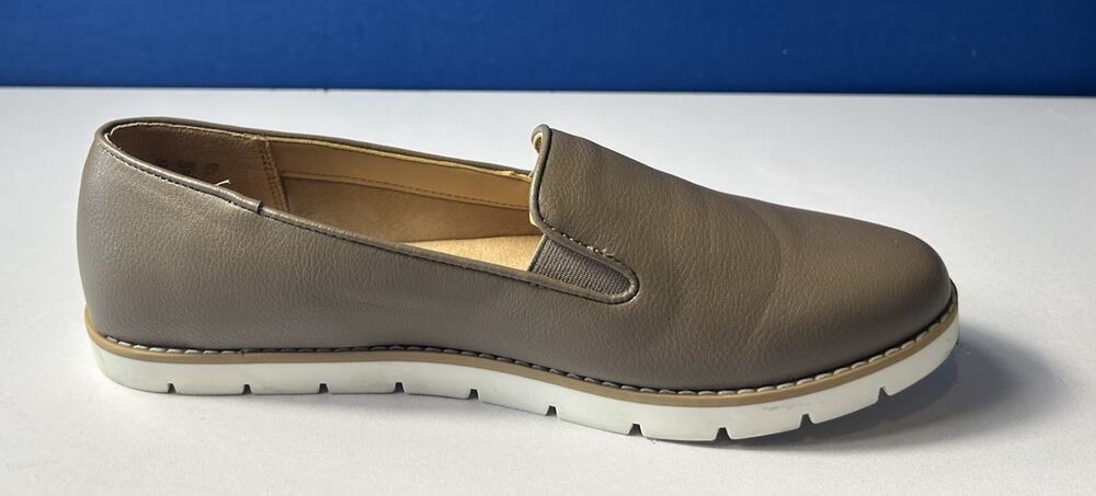 LifeStride Simply Comfort Women’s 11W Taupe Slip On Loafers Flats Wide - SH52